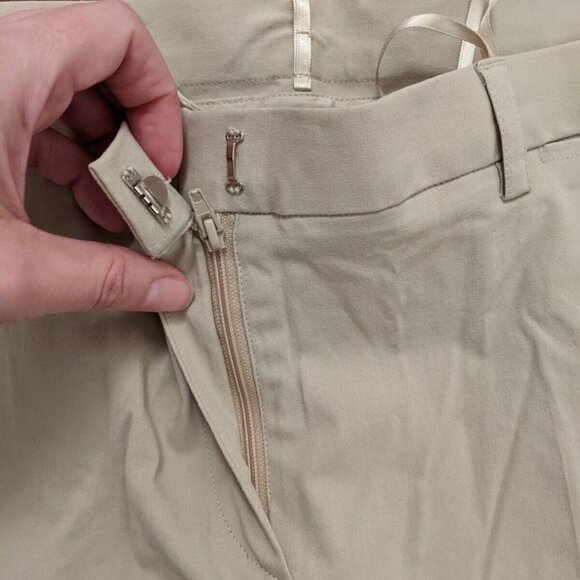 Jil Sander women's beige pants in size 38 cotton mix - Picture 3 of 8